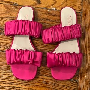 Pink Anthropologie Sandals